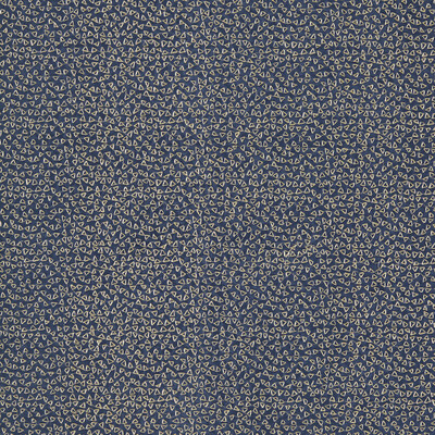 Clarke And Clarke F1548/02.cac.0 Ricamo Drapery Fabric in Midnight/Dark Blue/Gold