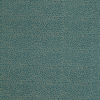 Clarke And Clarke F1548/06.cac.0 Ricamo Drapery Fabric in Teal/Gold
