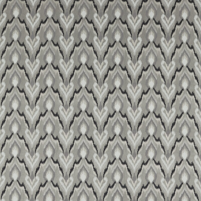 Clarke And Clarke F1549/03.cac.0 Velluto Drapery Fabric in Pewter/Grey/Black