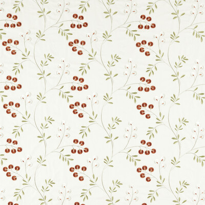 Clarke And Clarke F1556/04.cac.0 Rochelle Drapery Fabric in Spice/Rust/Sage