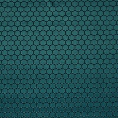 Clarke And Clarke F1565/05.cac.0 Hexa Upholstery Fabric in Peacock/Teal