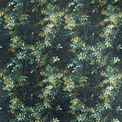 Clarke And Clarke F1612/03.cac.0 Congo Multipurpose Fabric in Forest Velvet/Green/Gold