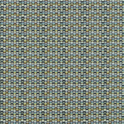 Clarke And Clarke F1616/04.CAC.0 Cosmic Upholstery Fabric in Multi/Blue/Green