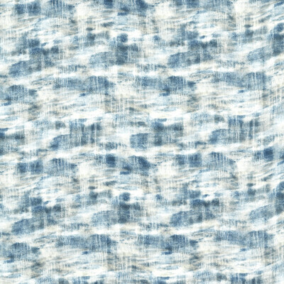 Clarke And Clarke F1624/02.CAC.0 Bergen Drapery Fabric in Denim/Blue/White/Beige