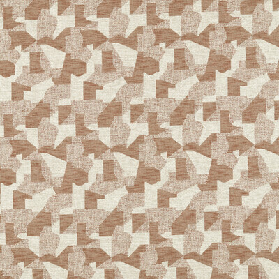 Clarke And Clarke F1631/05.CAC.0 Espen Upholstery Fabric in Rust/Ivory/Taupe