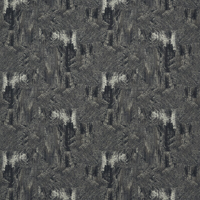 Clarke And Clarke F1649/04.CAC.0 Hillcrest Velvet Upholstery Fabric in Noir/Black/Grey/Taupe