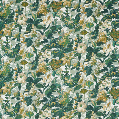 Clarke And Clarke F1655/02.CAC.0 Lilum Upholstery Fabric in Glade/Green