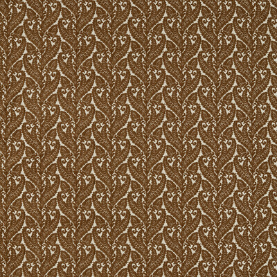 Clarke And Clarke F1659/03.CAC.0 Regale Drapery Fabric in Russet/Brown