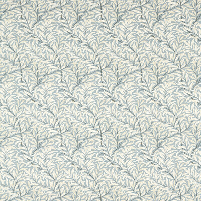 Clarke And Clarke F1679/03.CAC.0 Willow Boughs Multipurpose Fabric in Dove/Light Blue/Charcoal/Ivory