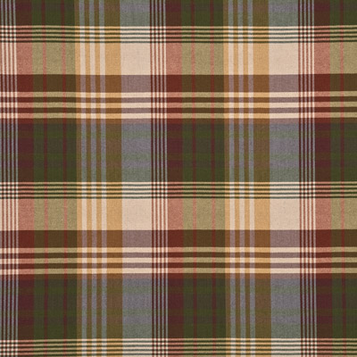 Mulberry Home FD016/584.Y107.0 Ancient Tartan Grand Tour Fabric in Mulberry