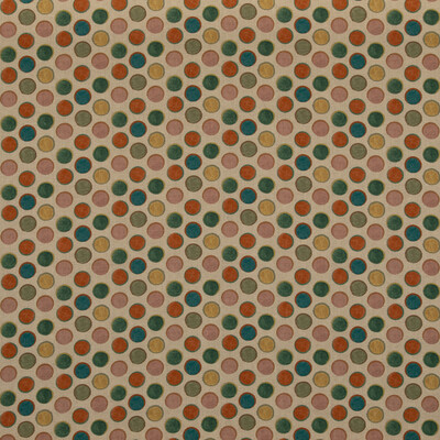 Mulberry FD2006.T30.0 Croquet Multipurpose Fabric in Spice/Orange/Multi/Yellow