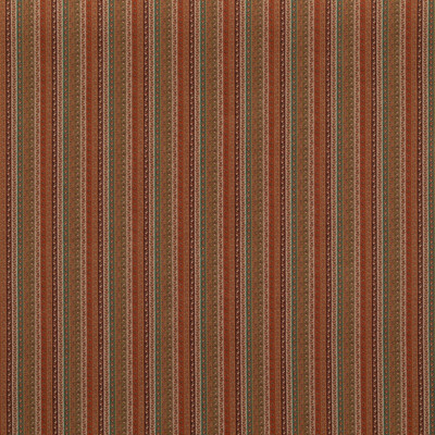 Mulberry FD2007.T30.0 Wilde Stripe Upholstery Fabric in Spice/Orange/Purple/Yellow