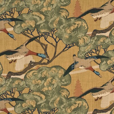 Mulberry Home FD205.N102.0 Flying Ducks Best Of Fabric in Sand