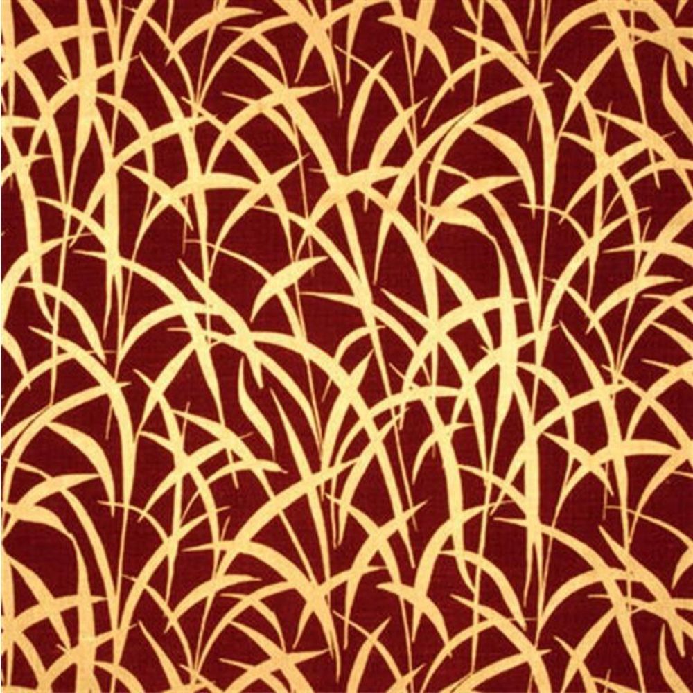 Mulberry Home FD254.V108.0 Grasses Imperial Fabric in Brick