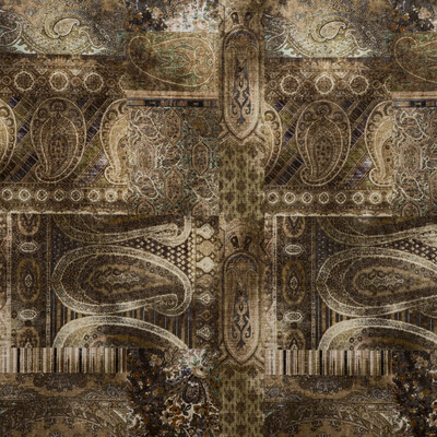 Mulberry Home FD265.S108.0 Lomond Velvet Bohemian Romance Fabric in Sage