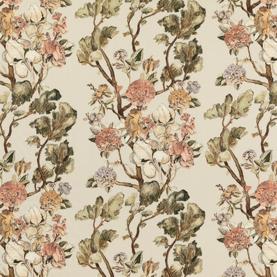 Mulberry Home FD304.W27.0 Wild Side Modern Country II Fabric in Coral/Green
