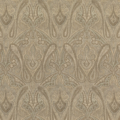 Mulberry Home FD307.S40.0 Canvas Paisley Modern Country II Fabric in Mineral