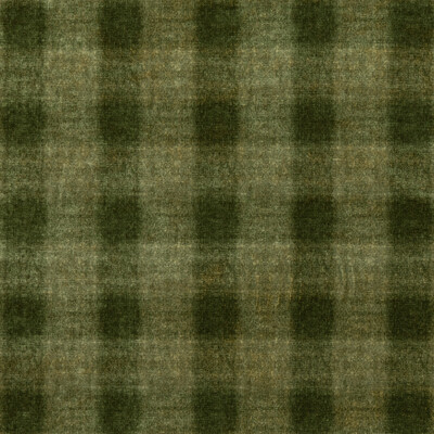 Mulberry Home FD314.S16.0 Highland Check Modern Country Velvets Fabric in Emerald