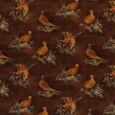 Mulberry Home FD316.T30.0 Game Show Modern Country Velvets Fabric in Spice