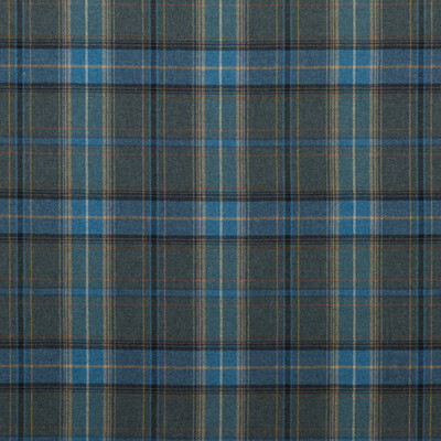 Mulberry Home FD344.H101.0 Shetland Plaid Bohemian Romance Fabric in Blue