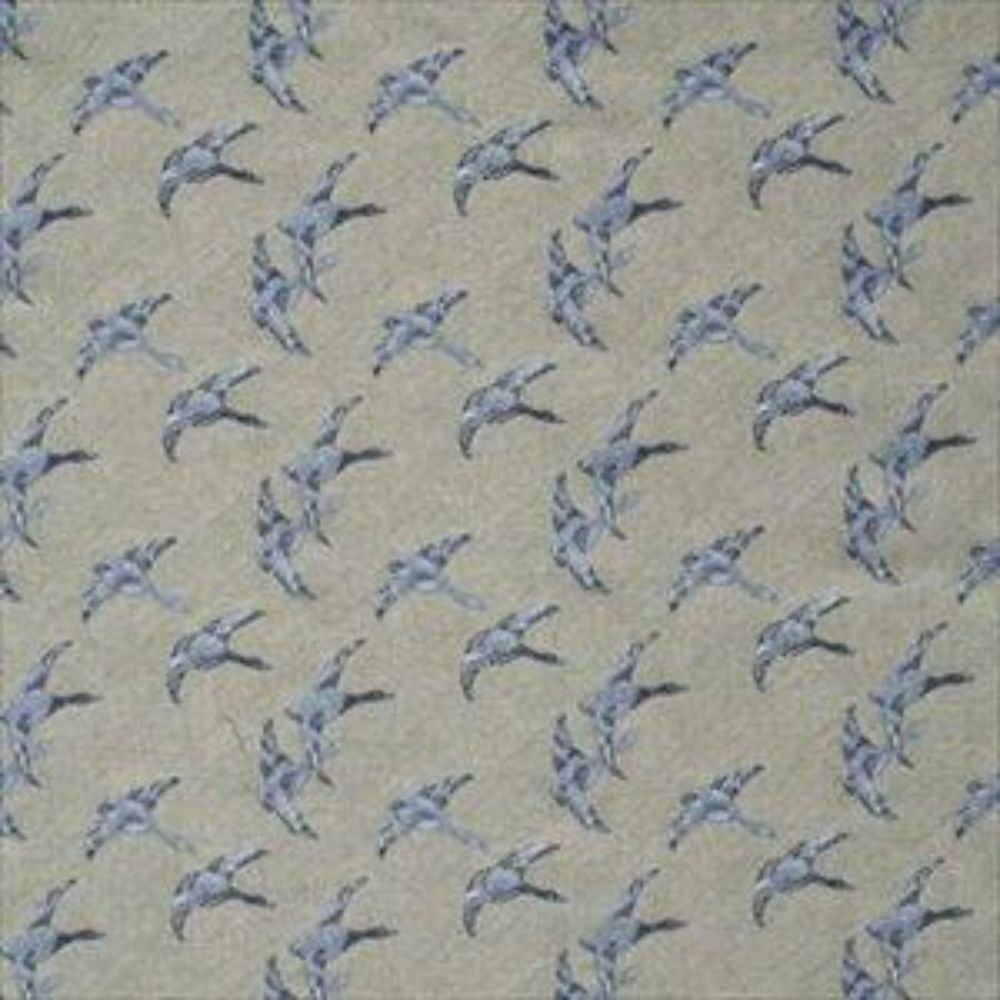 Mulberry Home FD573.H101.0 Mallards Great Park Fabric in Blue