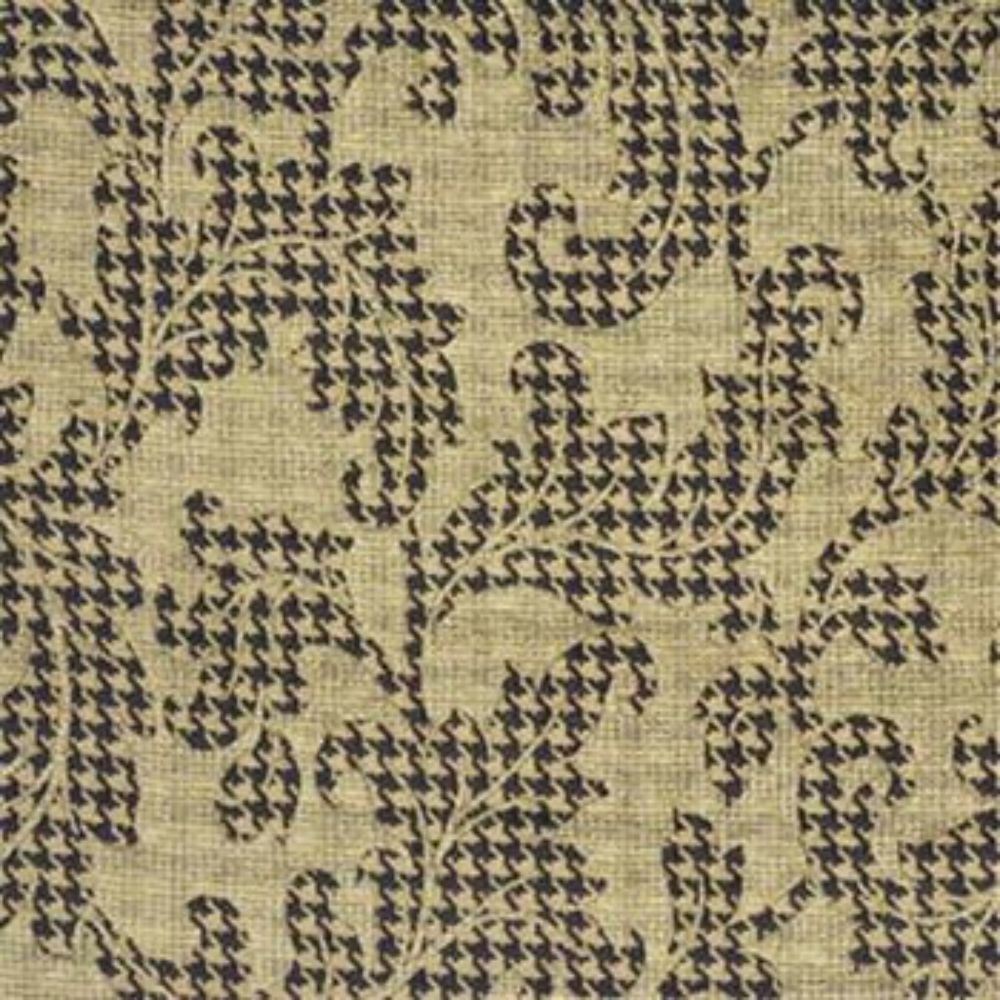 Mulberry Home FD602.K131.0 Acanthus Leaves Living Legends Fabric in Beige/Chocolate/Tan