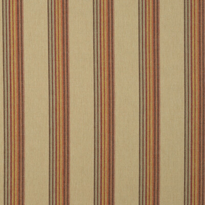 Mulberry Home FD614.N107.0 Twelve Bar Stripe Counterpoint Fabric in Sand/Rose