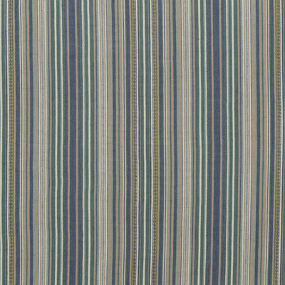 Mulberry Home FD735.R46.0 Tapton Stripe Festival Fabric in Teal/Indigo