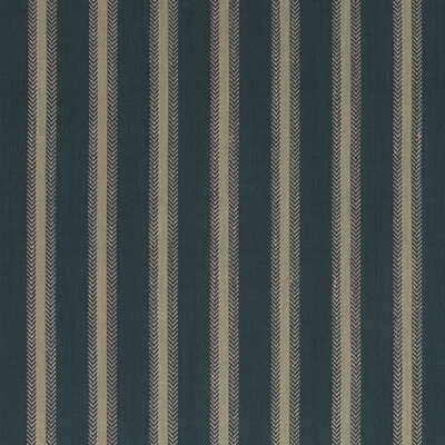 Mulberry Home FD760.R11.0 Chester Stripe Festival Fabric in Teal