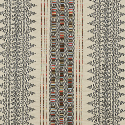 Mulberry Home FD762.H10.0 Stitchwork Festival Fabric in Indigo