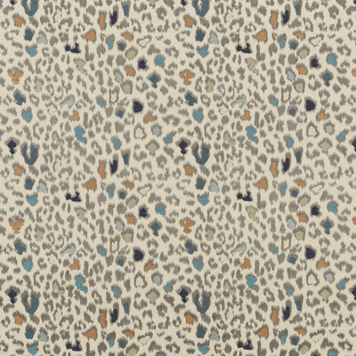 Mulberry Home FD764.R11.0 Animal Magic Festival Fabric in Teal
