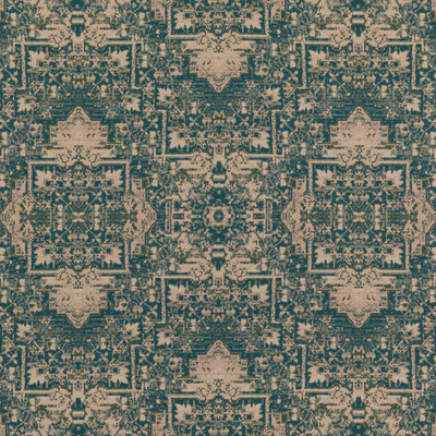 Mulberry Home FD782.R122.0 Faded Tapestry Modern Country I Fabric in Teal