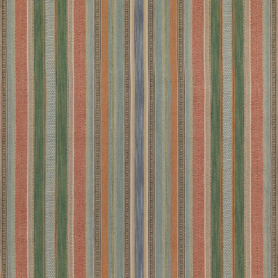 Mulberry Home FD784.T30.0 Rustic Stripe Modern Country I Fabric in Spice