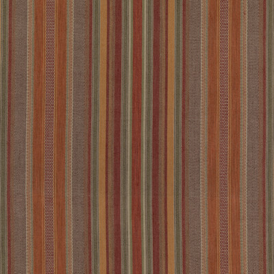 Mulberry Home FD784.V54.0 Rustic Stripe Modern Country I Fabric in Red/Plum
