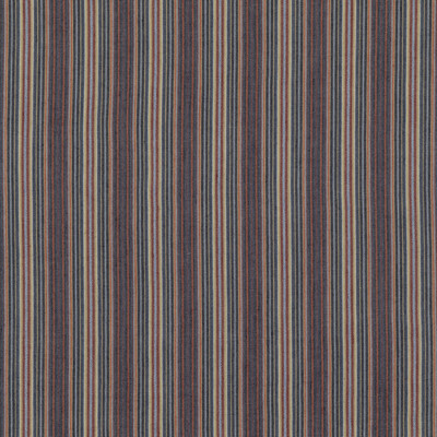 Mulberry FD789.G103.0 Falconer Stripe Multipurpose Fabric in Indigo/red/Blue/Red/Multi