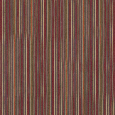 Mulberry FD789.H113.0 Falconer Stripe Multipurpose Fabric in Plum/Red/Orange/Purple