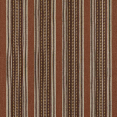 Mulberry FD792.T30.0 Berber Stripe Multipurpose Fabric in Spice/Orange/Yellow