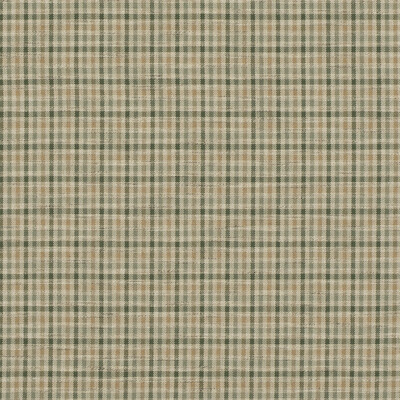 Mulberry FD810.S25.0 Babington Check Upholstery Fabric in Green/sand/Green/Beige