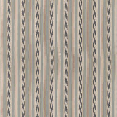 Mulberry Fd821.g103.0 Newport Stripe Multipurpose Fabric in Blue/red/Blue/Red