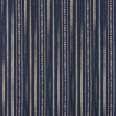 Mulberry Fd831.h10.0 Signal Stripe Multipurpose Fabric in Indigo/Blue
