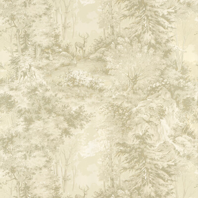 Mulberry Home FG076.A101.0 Torridon Bohemian Romance Wallcovering in Charcoal