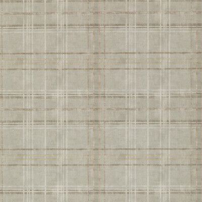 Mulberry Home FG086.A15.0 Shetland Plaid Modern Country Wallcovering in Woodsmoke