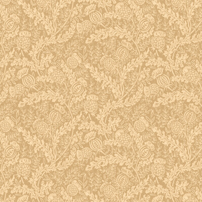 Mulberry Fg108.j107.0 Mulberry Thistle Wallcovering in Parchment/Beige/Brown