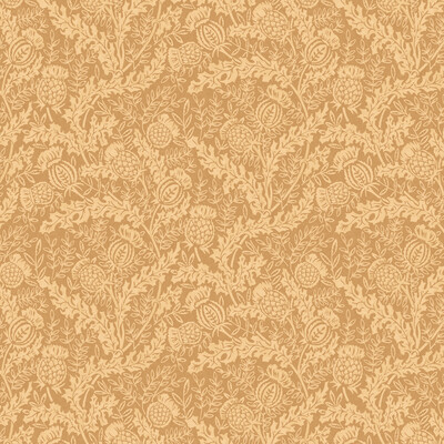 Mulberry Fg108.t128.0 Mulberry Thistle Wallcovering in Ochre/Yellow/Beige