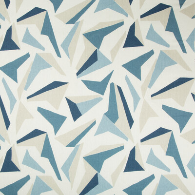 Kravet Basics FLOCK.516.0 Flock Multipurpose Fabric in Dark Blue , Light Blue , River