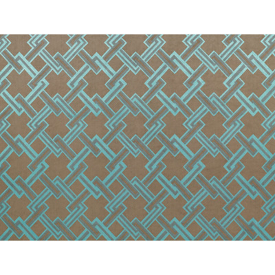 Gaston Y Daniela GDT5150.002.0 Los Angeles Upholstery Fabric in Beige/turque/Turquoise/Beige/Beige