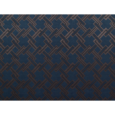 Gaston Y Daniela GDT5150.004.0 Los Angeles Upholstery Fabric in Azul/topo/Blue/Brown/Brown