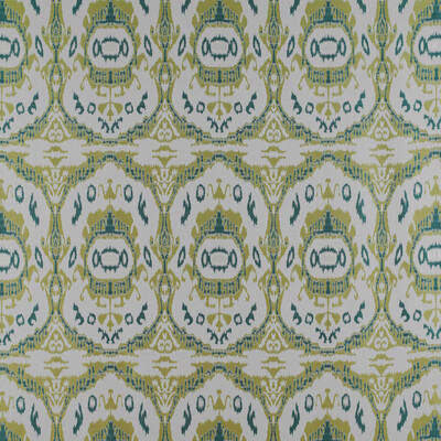 Gaston Y Daniela GDT5197.006.0 Goya Upholstery Fabric in Lima/turquesa/Chartreuse/Turquoise/Neutral