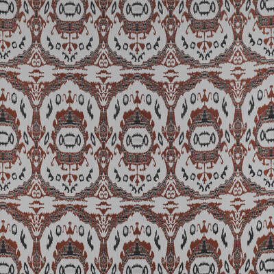 Gaston Y Daniela GDT5197.007.0 Goya Upholstery Fabric in Cobre/antraci/Rust/Charcoal/Neutral