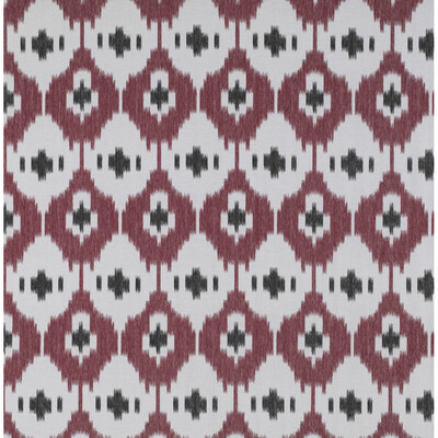 Gaston Y Daniela GDT5315.004.0 Panarea Drapery Fabric in Rojo/onyx/Multi/Burgundy/Black